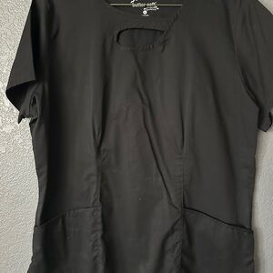 Butter Women's Elegant Black Short Sleeve Top